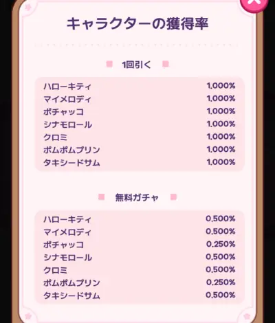 ハローキティ_マイドリームストア_リセマラ_2