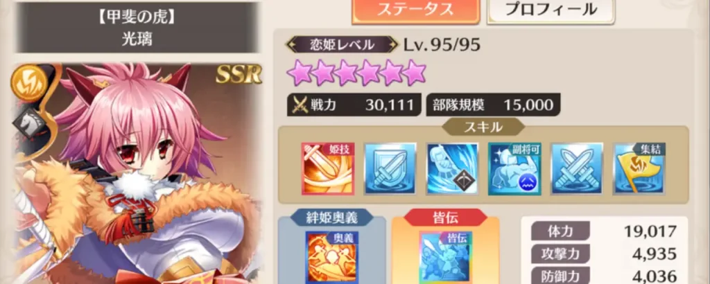 恋姫大戦_光璃_甲斐の虎_評価_1