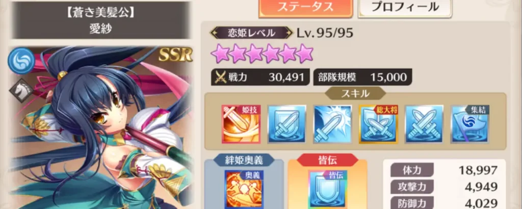 恋姫大戦_愛紗_蒼き美髪公_評価_1